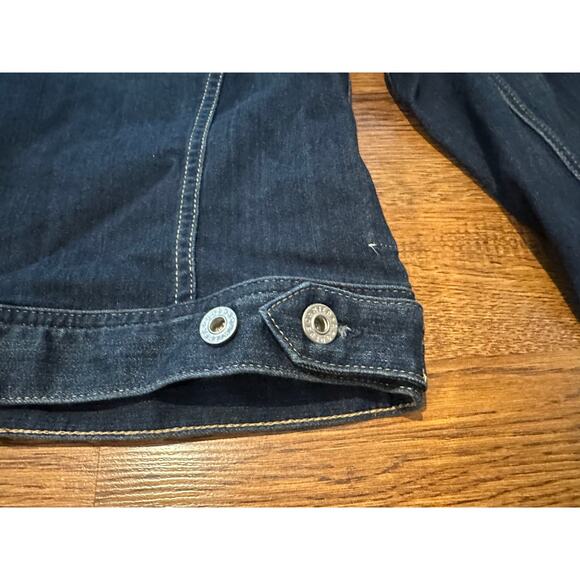 AG Jeans Robyn Denim Jacket - Dark Wash - Size Medium Closet Staple - Picture 4 of 10
